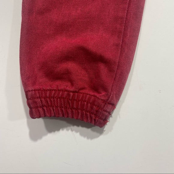 Switch Remarkable Cotton Red Pull On Mens Jean Joggers Tie Drawstring 30x28 - Picture 7 of 14
